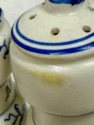 Vintage Spice Jars Blue Onion Set of 12 Jars Made in Japan