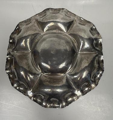 RARE Large Fine Silver Platter divided Tray Mexican 950 Silver Sterling 1138g