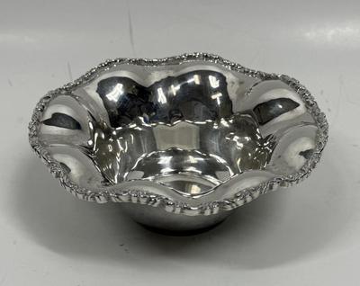 Fine Silver Serving Bowl Mexican 950 Silver Sterling