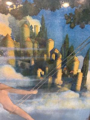 Vintage Maxfield Parish print “Where the Dinkey Bird is singing”