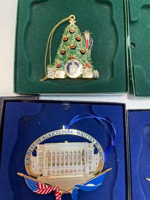 CIA & US Agriculture ornaments