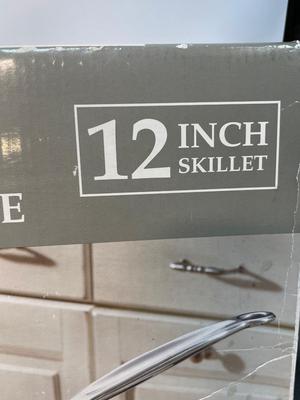 NIB Cuisinart 12” Stainless Skillet