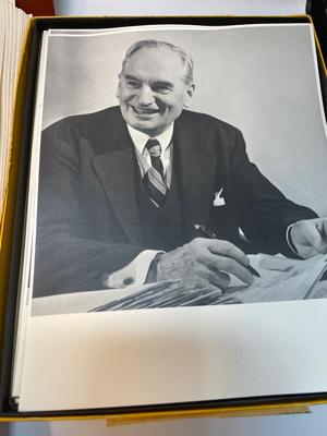 Memorial Services book of Senator Langer & other memorabilia