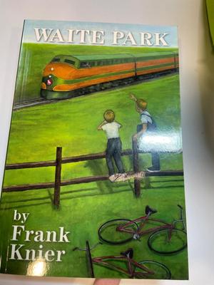 Hardcover & autographed paperback books w/canvas Barnes & Noble bag