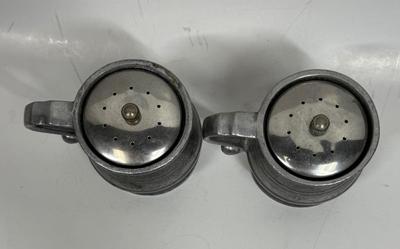 Vintage Antique Wilton Armetale RWP Pewter Salt and Pepper Shakers