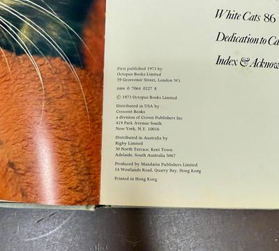 The Love of Cats by Christine Metcalf Cat Lover Coffee Table Book 1973
