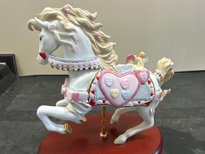 The sweethearts Carousel Horse by Lenox