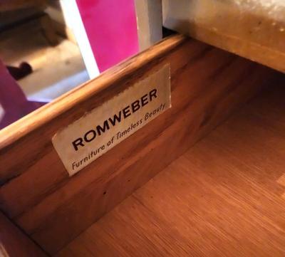 Lot #160 MCM Bedroom chest - Romweber Furniture Company