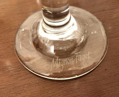 Lot #161 Lot of 8 MIGNON FAGET Water Goblets