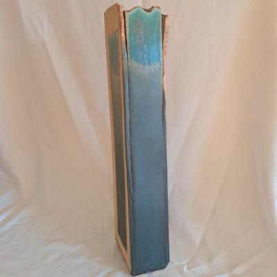 Pair Asian-Inspired Stoneware Slab Vases (UL-SD)