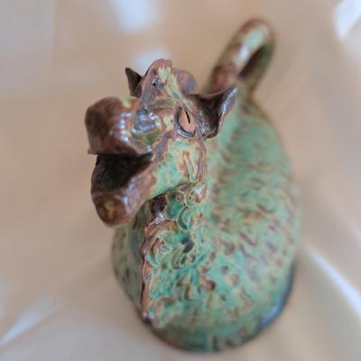 Handmade Happy Stoneware Green Dragon (UL-SD)