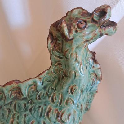 Handmade Happy Stoneware Green Dragon (UL-SD)