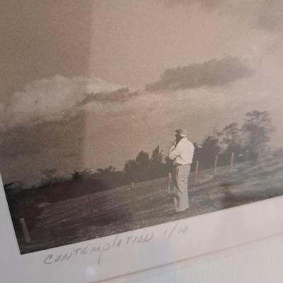 ‘Contemplation’ Pencil Signed & Numbered Framed Photograph (UL-SD)