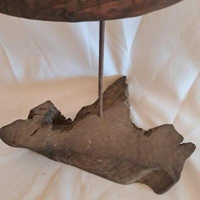 Hand-Carved Signed Roothead Shorebird & Preening Swan (UL-SD)