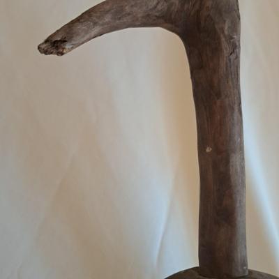 Hand-Carved Signed Roothead Shorebird & Preening Swan (UL-SD)