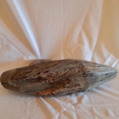 Hand-Carved Signed Roothead Shorebird & Preening Swan (UL-SD)