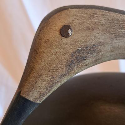 Two Carved Wooden Shorebirds (UL-SD)