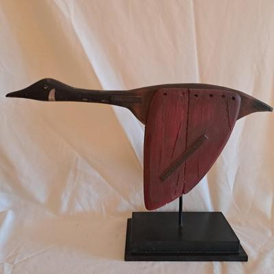 Two Carved Wooden Shorebirds (UL-SD)