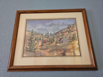 Arlene Law Original artwork - Chair Mountain on the western Slope
