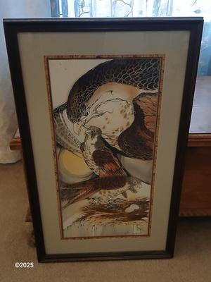 Original framed art " The Protectors" by Pat Morse