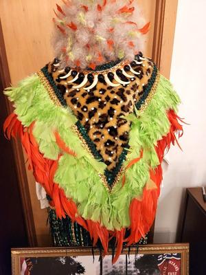 Lot #175 Pete Fountain Half Fast Marching Club Performance Costume with Photo