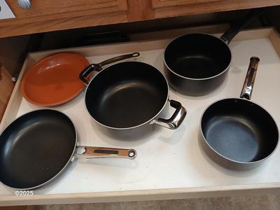 Assortment of Pots and pans