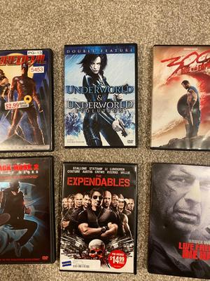 MOVIES ON DVD