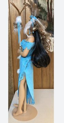 NIB ASHTON DRAKE GALLERIES “CRYSTAL‘S OF HONOR FOR THE CHIEF” NATIVE AMERICAN DOLL