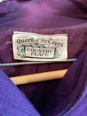 Fabulous deep purple Queen of the Capes