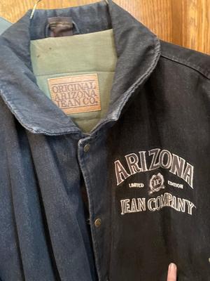 London fog, Paris Sports Club, Arizona Jean & leather coats