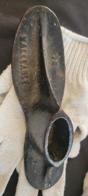 Gloves, wood clothes hangers