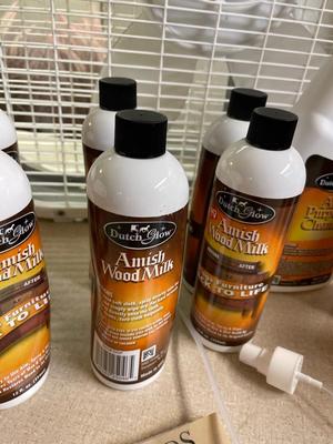 Amish Wood Milk & box fan