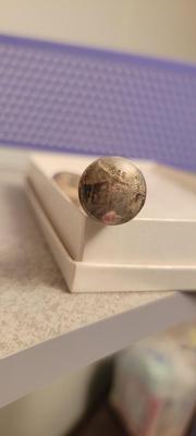 Sterling silver baby rattle