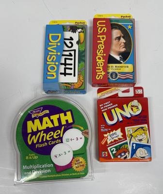 Lot of kids, games and flash cards , 4 pc