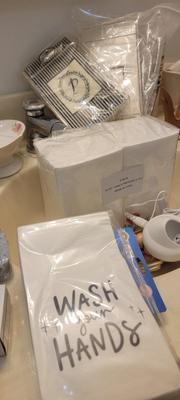 Heart shape magazine stand, soaps and more