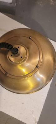 Brass color ceiling light fixture