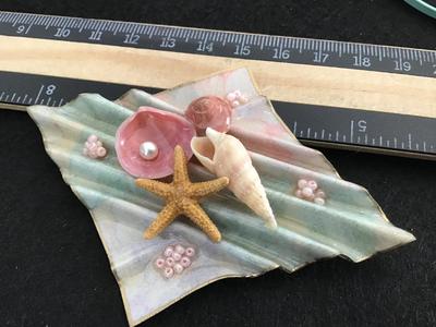 Large Shell Brooch