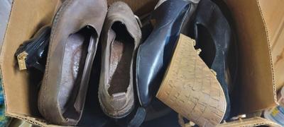 Two boxes of women's shoes (size 8, 8.5 & 9)