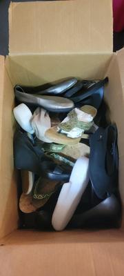 Two boxes of women's shoes (size 8, 8.5 & 9)