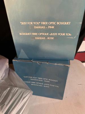 Gravesite flowers, July 4 and fiber optic flower bouquets