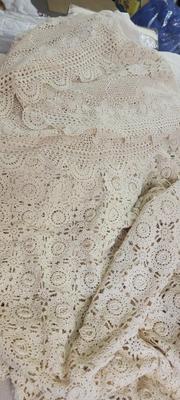 Quilt, crocheted bedcover