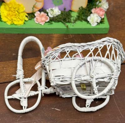 Easter Lot = Bunny Signs, Figurines, Egg