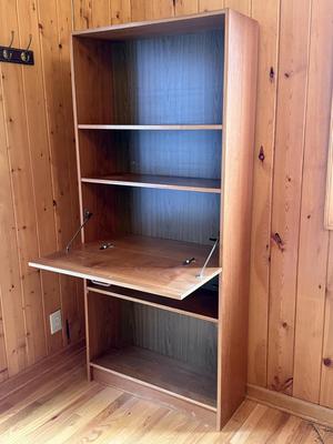 Bookshelf with Drop Front Desk (DR-HS)