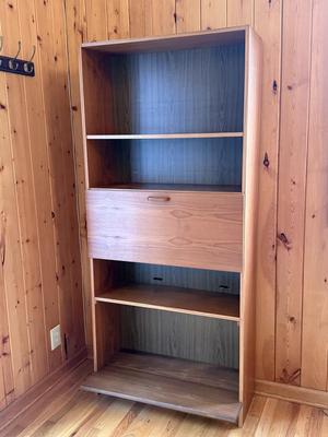 Bookshelf with Drop Front Desk (DR-HS)