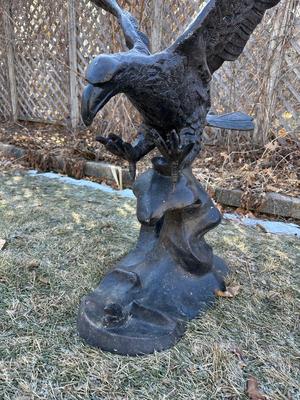 BEAUTIFUL ALUMINUM EAGLE STATUE