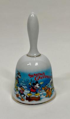 Walt Disney Character 1985 Season's Greetings Collector Bell