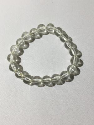 Beautiful clear stretchy beaded bracelet