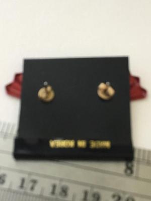 Red fashion statement earrings