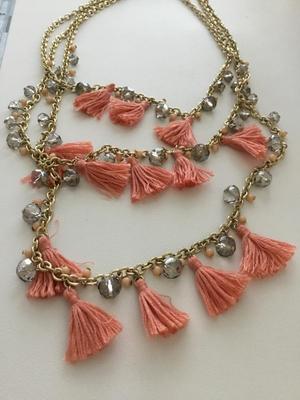 The limited pink fashion necklace