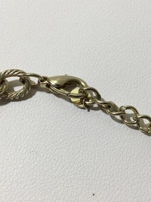 N. Marked beautiful 3 layer stone type necklace